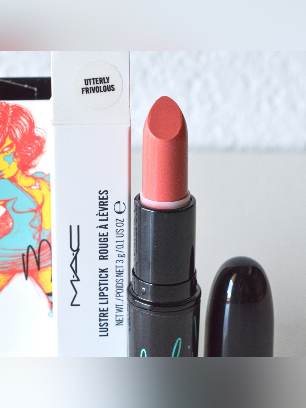 MAC Cosmetics Lipstick *UTTERLY FRIVOLOUS* Discontinued 2008 Fafi Collection